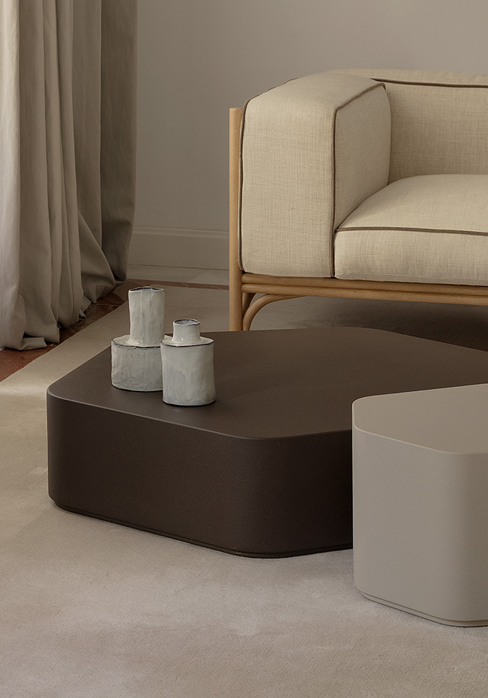 coffee tables - talo indoor hexagonal coffee table