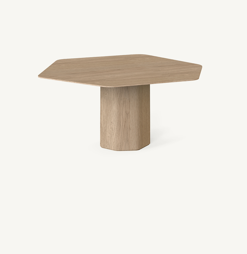 dining tables - talo indoor hexagonal dining table