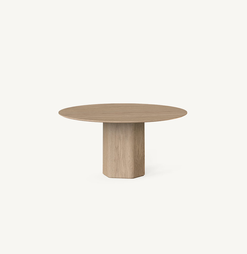 talo indoor round dining table