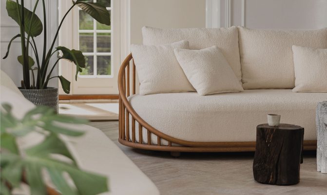 great things come in small packages: rattan loveseats 6